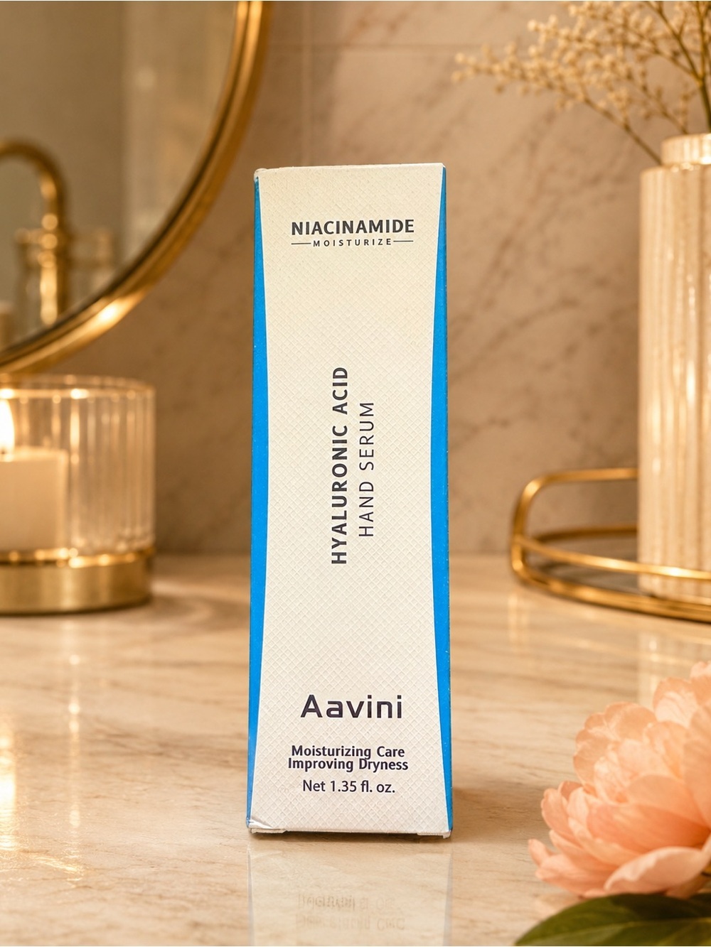 Aavini Hyaluronic Acid Niacinamide Hand Serum 1.35 oz Exp 2027